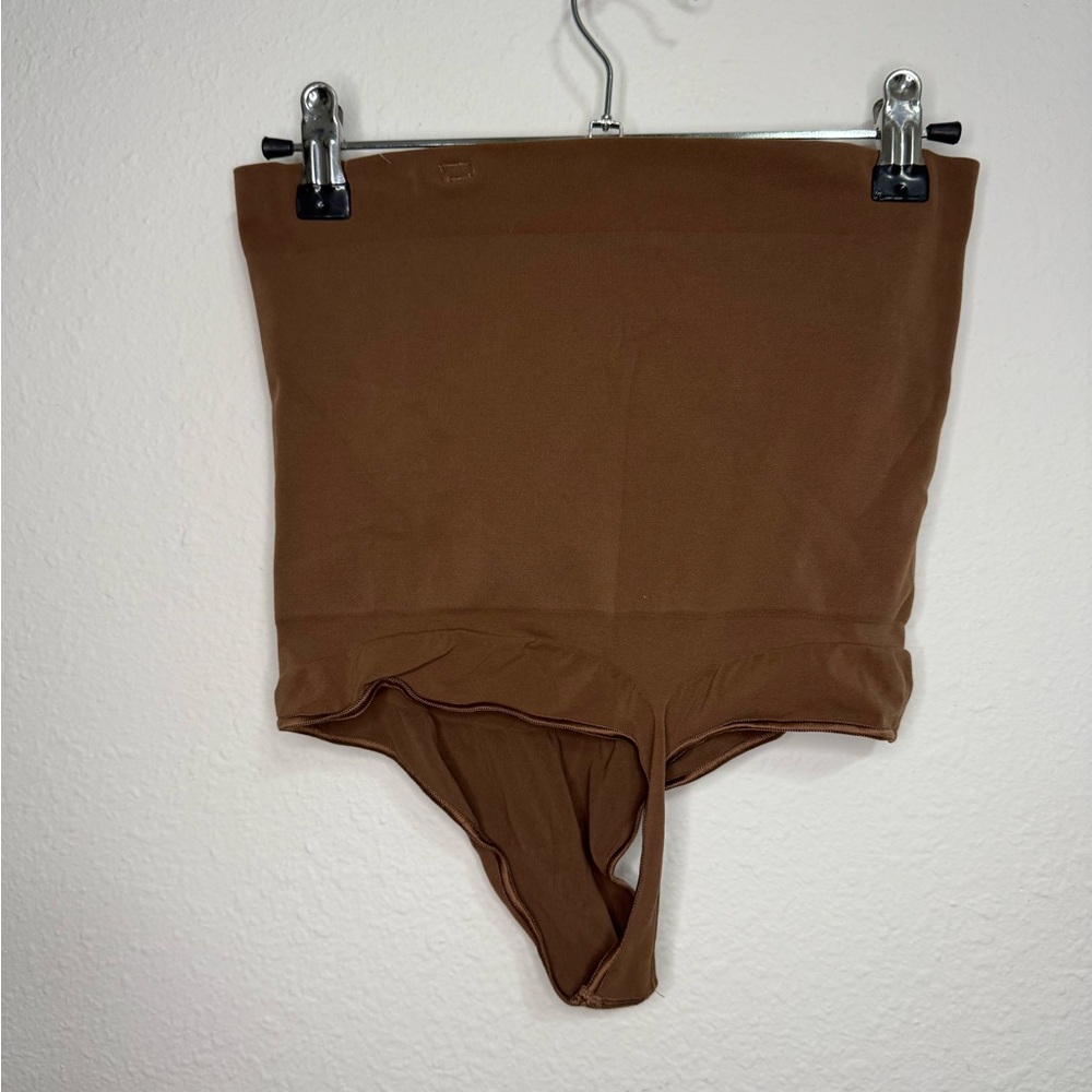 SKIMS Tan High-Waisted Shapewear - Picture 2 of 2